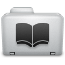 Noir Library Folder Icon